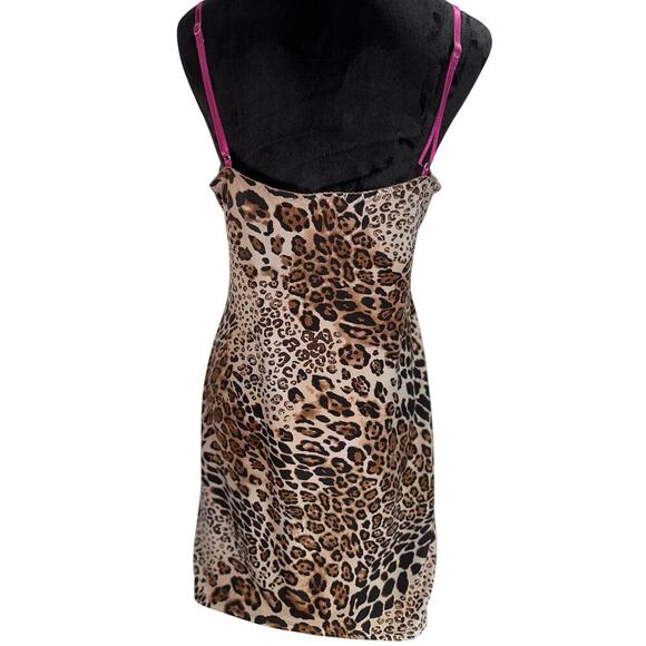 Linea Donatella Women’s Baby Doll Night Gown Small Animal Print Sexy Romantic - Picture 4 of 8